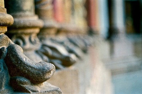 Detalhe em arquitetura de igreja, Córdoba, Argentina.  Foto: Paulo Carrano