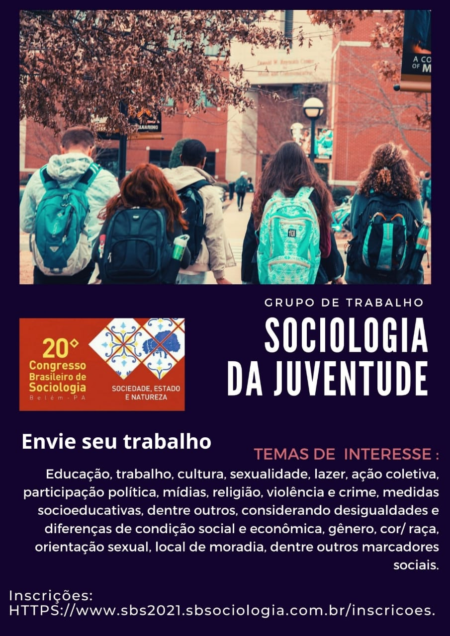 GT Sociologia da Juventude na&nbsp;SBS